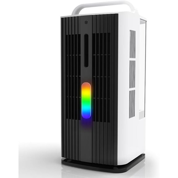 Portable Air Conditioner with LED Lights and Remote