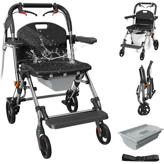 portable adult commode chair