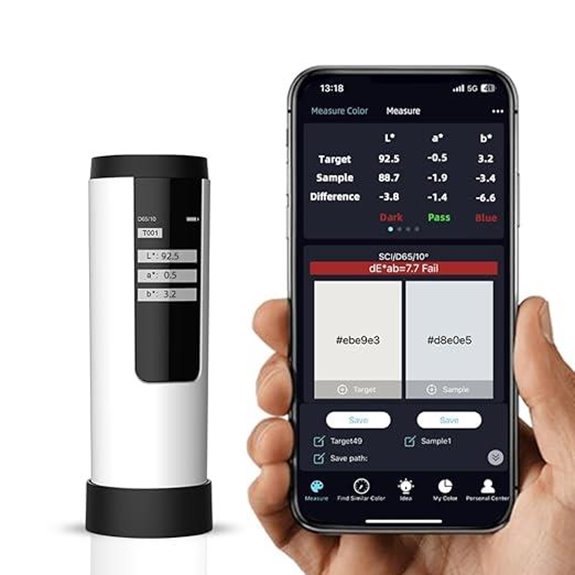 Portable Colorimeter with Large Data Storage