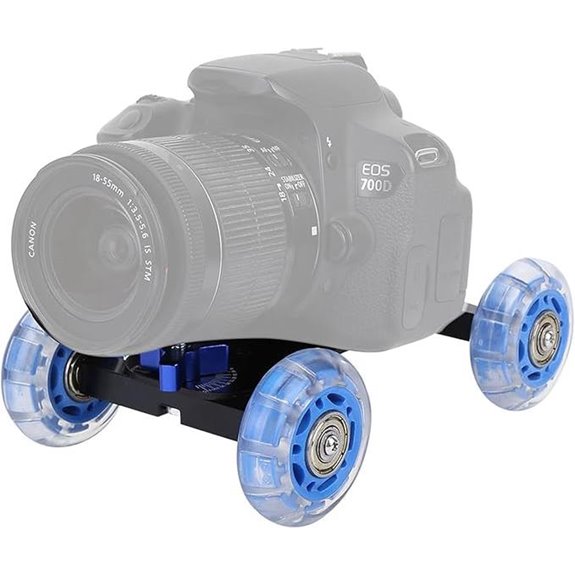 Portable Camera Dolly Slider for DSLRs and Video Cameras