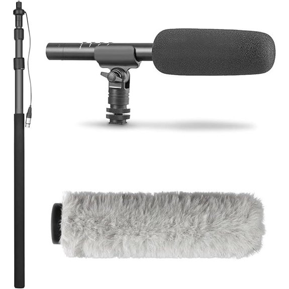 Movo XLR Microphone & Boom Pole Recording Kit
