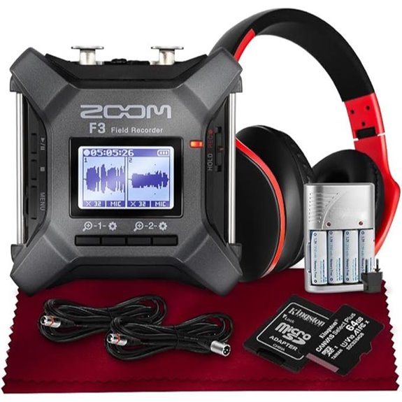 Zoom F3 Professional Field Recorder with MicroSD