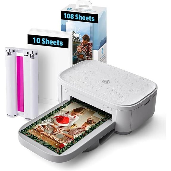 HP Sprocket Studio Plus Photo Printer with Sheets & Cartridge