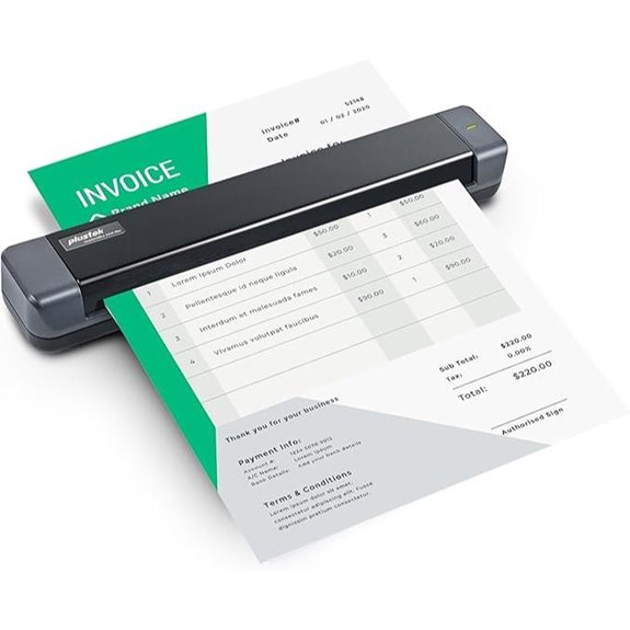 Plustek S410 Plus Portable Sheet-Fed Scanner