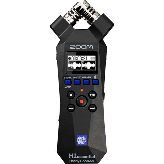 Zoom H1essential Stereo Recorder with Microphones