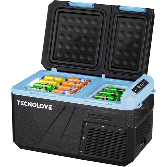 portable touchscreen car fridge