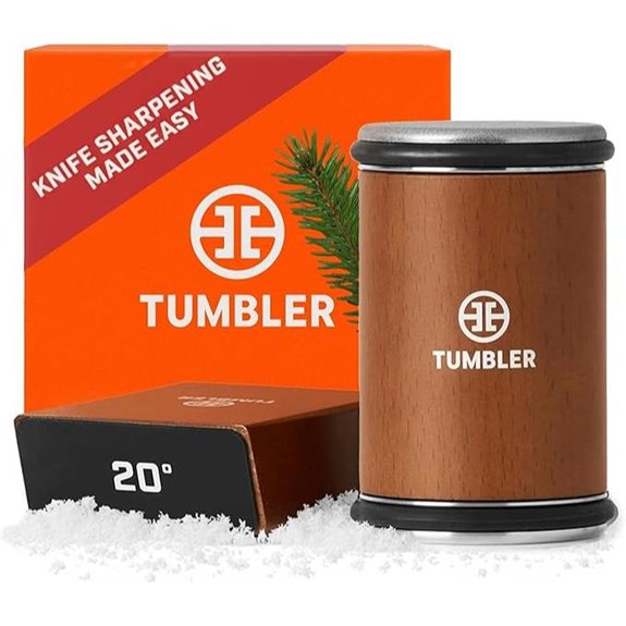 Tumbler Rolling Knife Sharpener Kit for Kitchen & Outdoors