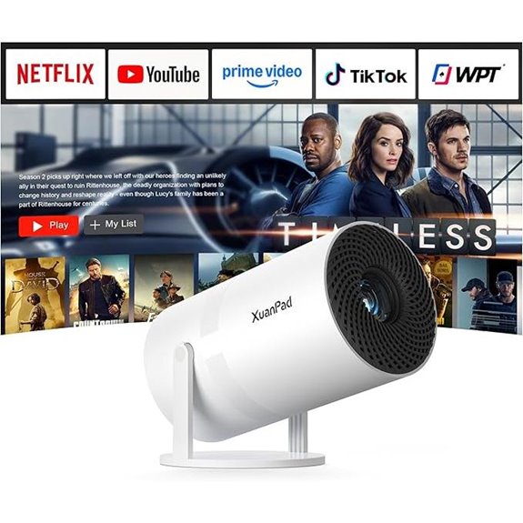 XuanPad Full HD 1080P Portable Projector with WiFi