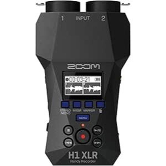 Zoom H1 XLR Handy Recorder with 32-Bit Float