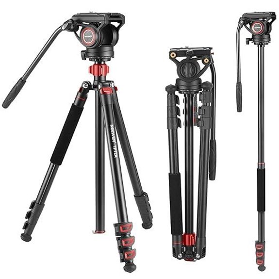 NEEWER 72 Fluid Head Tripod for DSLR Cameras