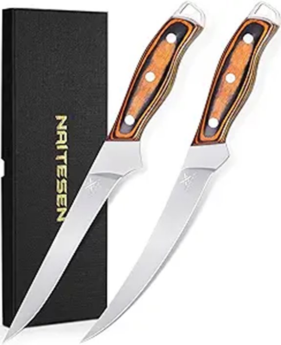 Professional Fish and Meat Boning & Fillet Knife Set