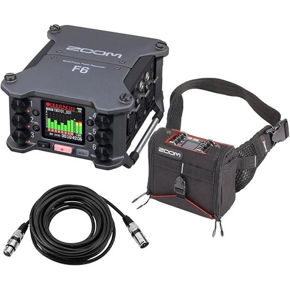 Zoom F6 Multi-Track Recorder Bundle
