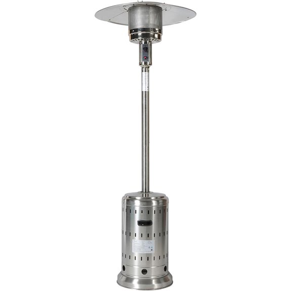 Patio Heater with Cover 48,000 BTU Propane