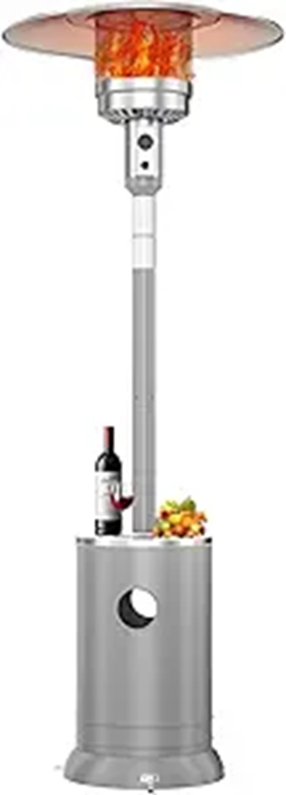 50,000 BTU Propane Patio Heater with Wheels