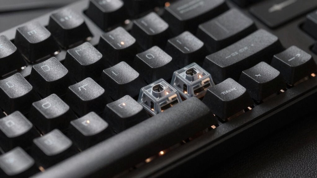 quiet top rated keyboard switches