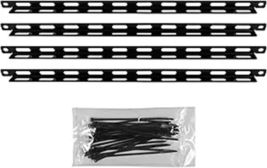 ECHOGEAR Rack Cable Management Tie Bar Kit