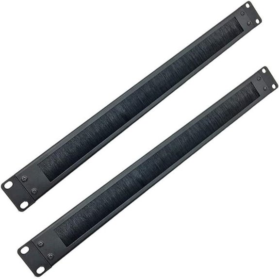Jingchengmei 2 Pack Rack Mount Cable Management Panel