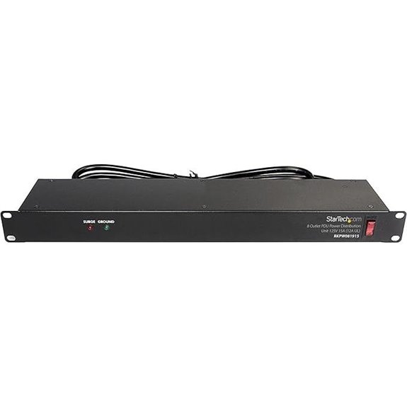 StarTech 8 Outlet Rack Mount PDU Power Strip