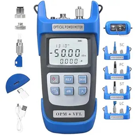 Rechargeable Optical Power Meter with Adapter