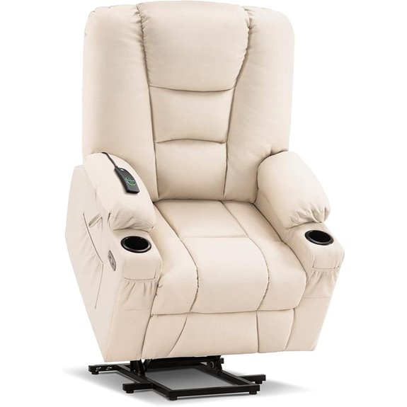 MCombo Power Recliner with Massage Heat Cup Holders