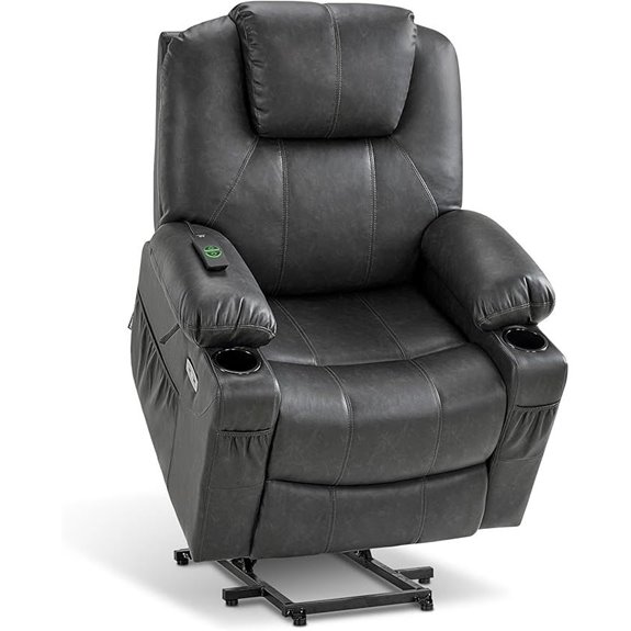 MCombo Power Lift Recliner Chair with Massage & Heat