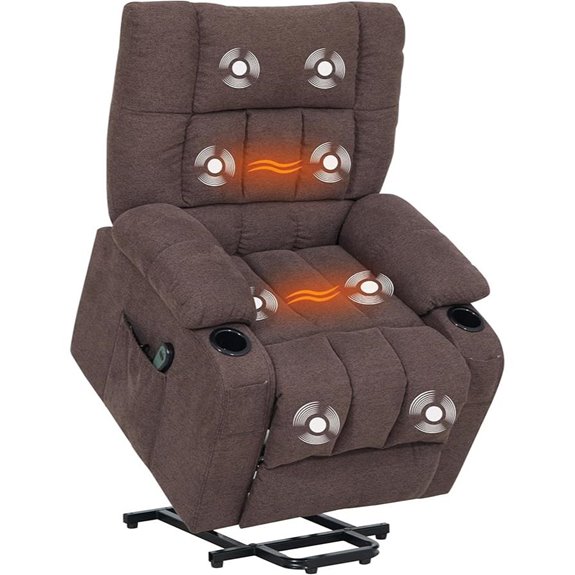 Power Lift Recliner Chair with Massage and Heat
