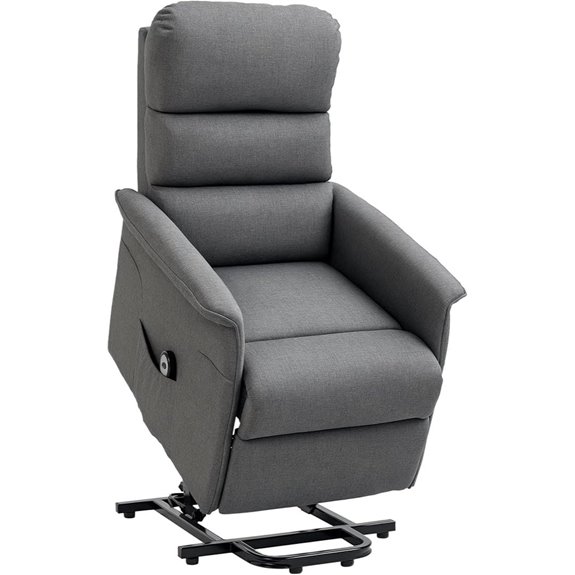 HOMCOM Power Recliner Chair with Remote and Pockets