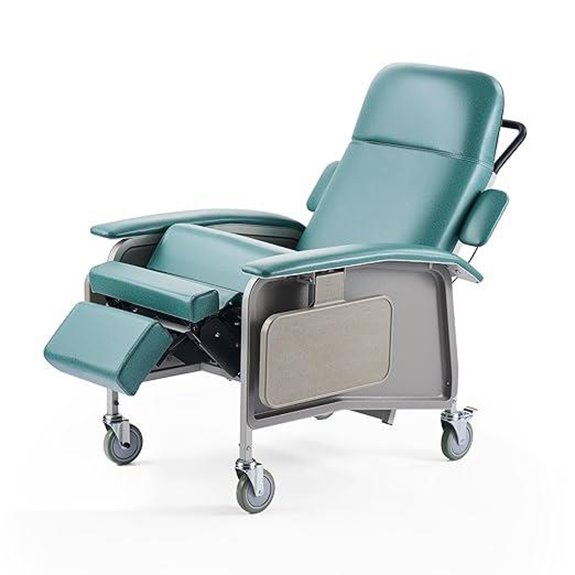 VEVOR Geri Chair Recliner with Trays and Wheels