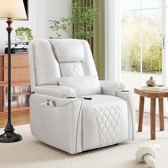Power Lift Recliner Chair with USB & Cup Holders