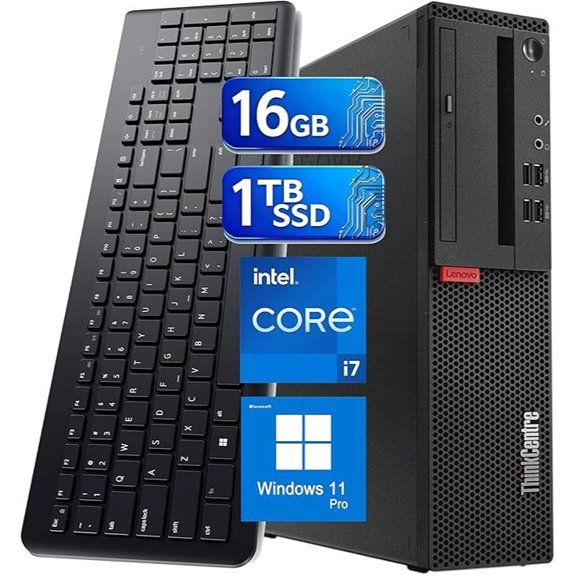 Lenovo ThinkCentre M710s SFF Desktop PC (Renewed)