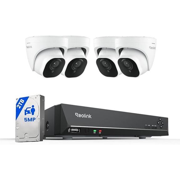 REOLINK 5MP 8CH Security Camera System with NVR