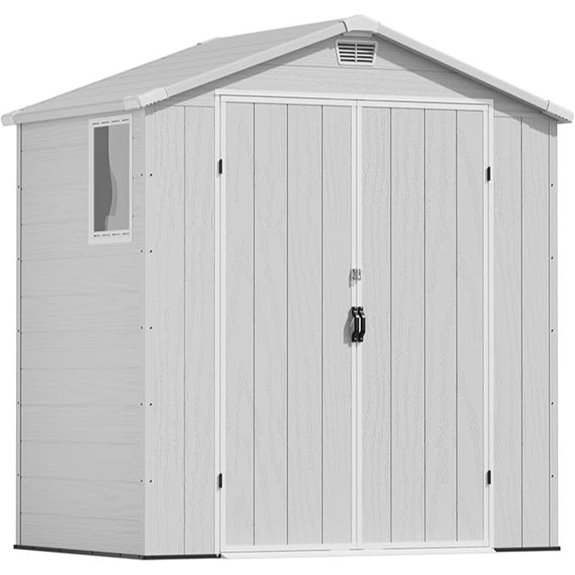 resin outdoor storage shed