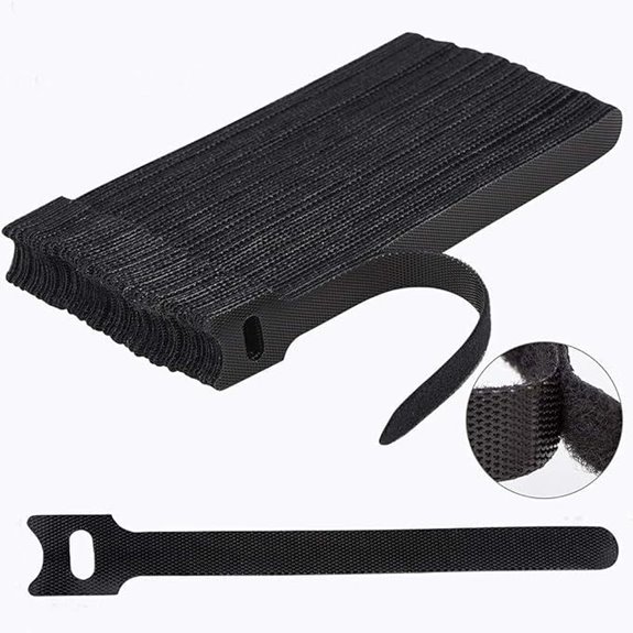 60 PCS Reusable 6-Inch Cable Ties for Organization