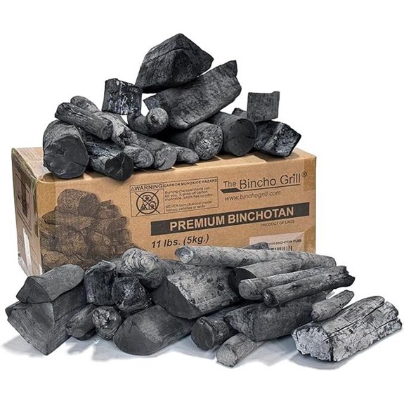 Bincho Grill Binchotan Charcoal 11 lbs Reusable Hardwood