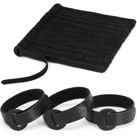 150PCS Reusable Cable Management Straps