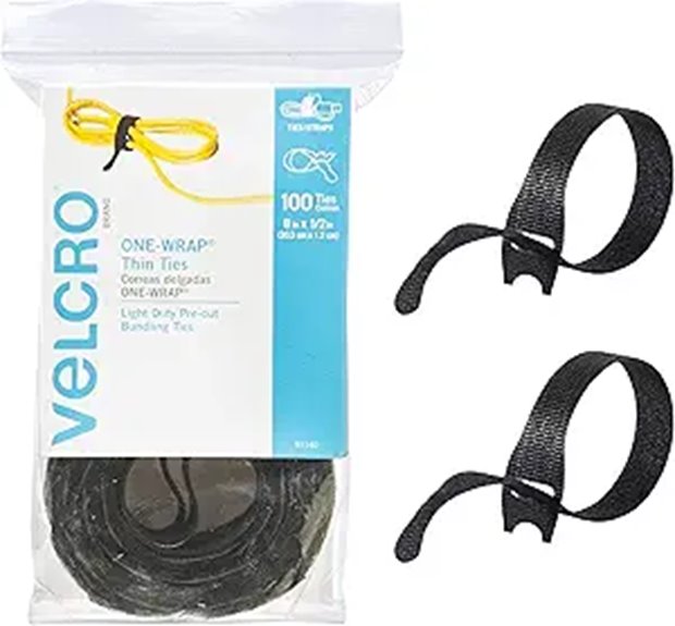 VELCRO ONE-WRAP Cable Ties 100-Pack