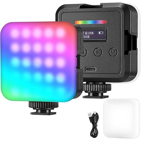 NEEWER RGB Camera Light with 360° Color and Modes