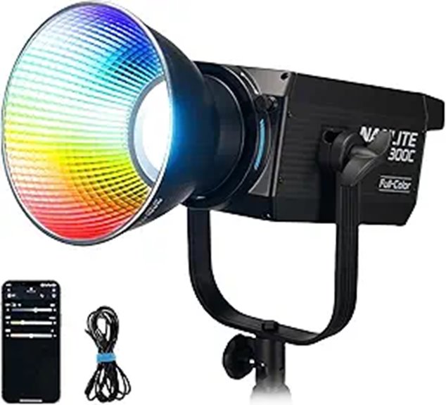 NANLITE FS-300C RGB LED Studio Spotlight with APP