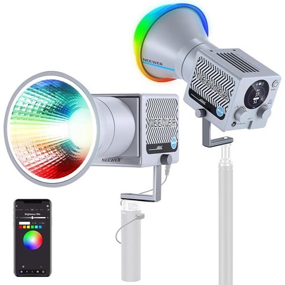 rgb led video light