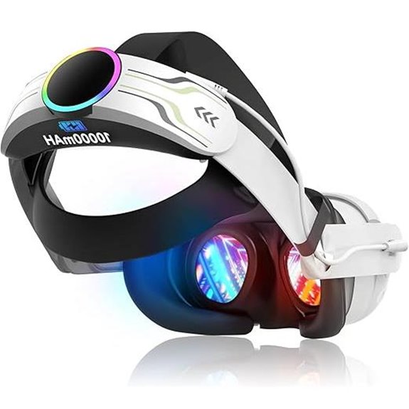 RGB Quest 3 Head Strap with Battery and Fast Charging