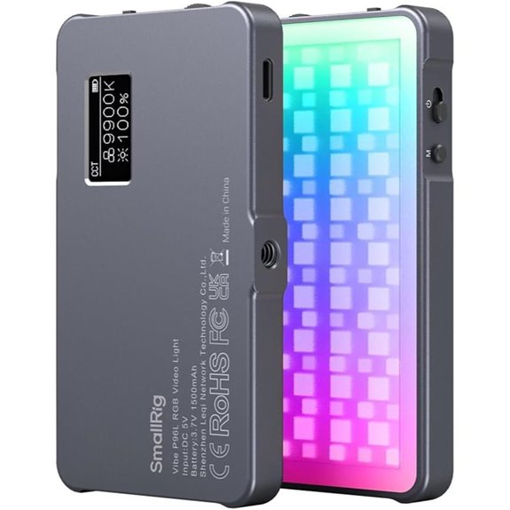 SmallRig P96L RGB Video Light with Effects and OLED Display