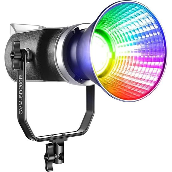 GVM 200W RGB Video Light with App & Effects