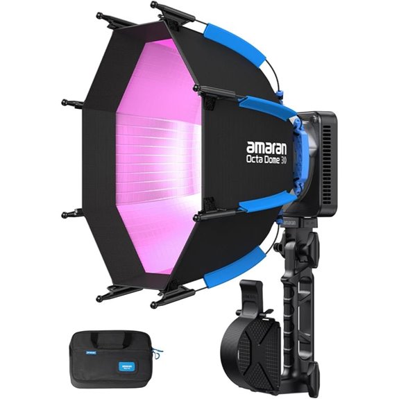 Amaran Ray 60c RGB Video Light with Softbox