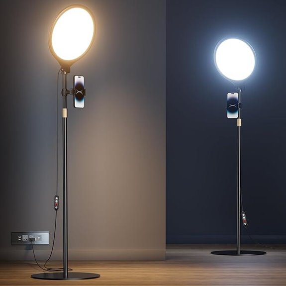 10.5 Ring Light with Stand and Phone Holder