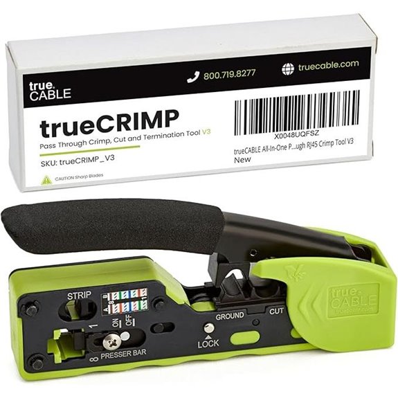 trueCABLE RJ45 Crimp Tool for Ethernet Cables