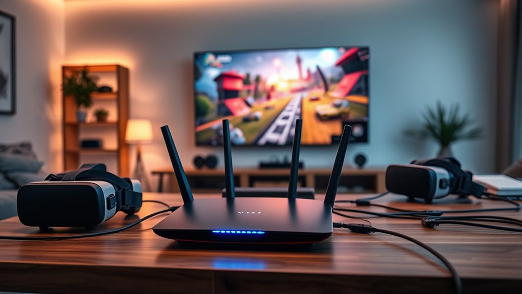 router features for vr