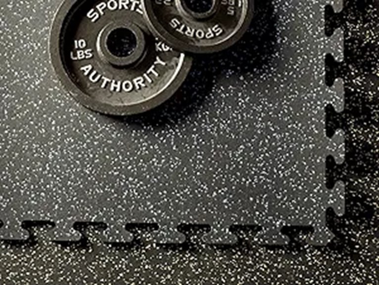 Interlocking Rubber Tiles for Gym and Flooring Sets