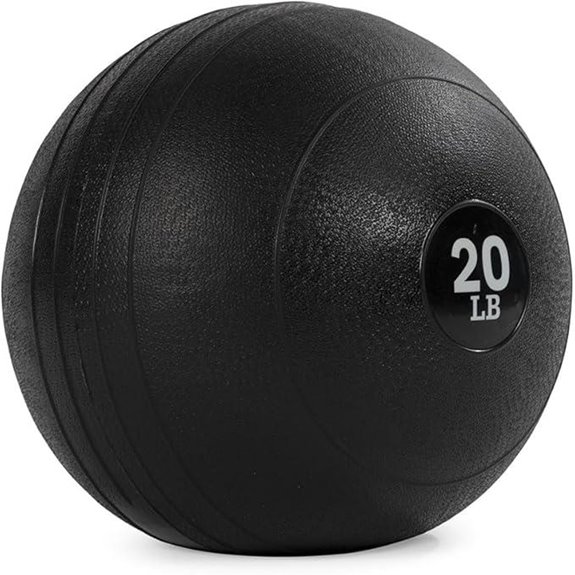 Titan Fitness Rubber Slam Ball for Strength and Cardio