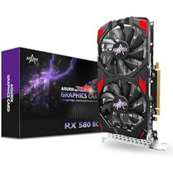AISURIX RX 580 Graphics Card 8GB GDDR5 PCIe Gaming