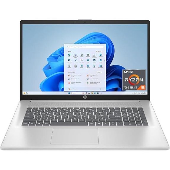 HP 17.3 Ryzen 5 Laptop 16GB RAM 512GB SSD